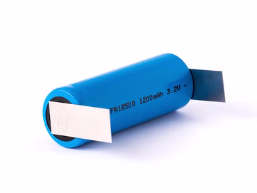 IFR 18500 - 1200mAh 3.2V LiFePo4 Akku + *Lötfahne U