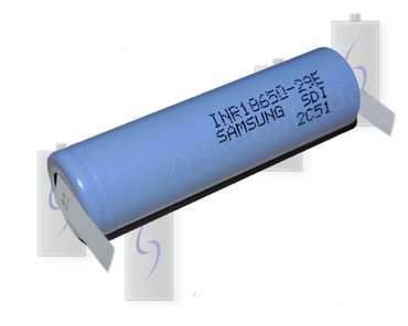 Akku 18650 Samsung ICR18650-22P Li-Ion 2200mAh mit Z Lötfahnen 22P