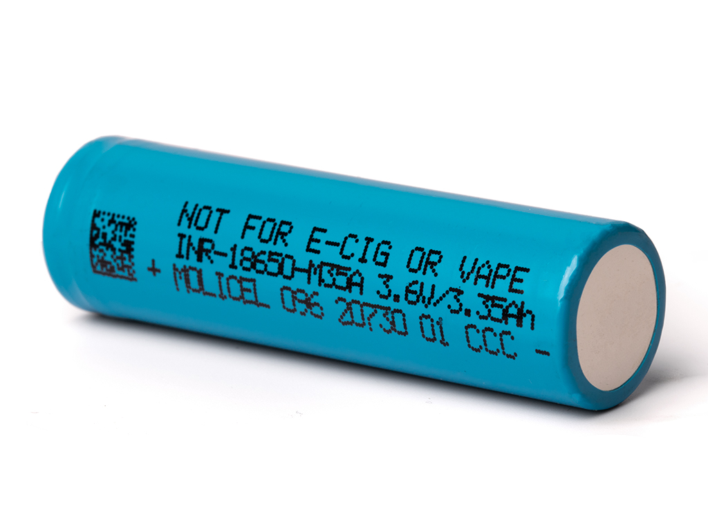 Molicel INR18650-M35A, 3500mAh 10A Lithium-ion battery, 3.6V - 3.7V