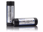 Keeppower 17500 - 1200mAh. 3.6V - 3.7V Li-Ion-Akku geschützt Keeppower 17500 - 1200mAh. 3.6V - 3.7V Li-Ion-Akku geschützt