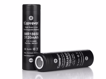 Keeppower IMR18650 - 3120mAh. 3.6V - 3.7V Li-Ionen-Akku (US18650VTC6) max. *30A Keeppower IMR18650 - 3120mAh. 3.6V - 3.7V Li-Ionen-Akku (US18650VTC6) max. *30A