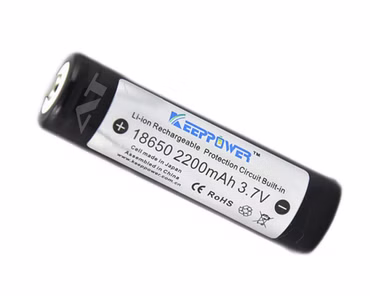 Keeppower 18650 - 2200mAh. 3.7V Li-Ion-Akku geschützt Keeppower 18650 - 2200mAh. 3.7V Li-Ion-Akku geschützt
