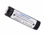 Keeppower 18650 - 2200mAh. 3.7V Li-Ion-Akku geschützt Keeppower 18650 - 2200mAh. 3.7V Li-Ion-Akku geschützt