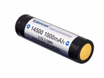 Keeppower 14500 - 1000 mAh. 3.6 - 3.7V Li-Ion-Akku PCB geschützt Keeppower 14500 - 1000 mAh. 3.6 - 3.7V Li-Ion-Akku PCB geschützt