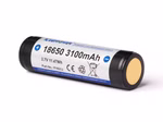 Keeppower 18650 - 3100mAh. 3.7V Li-Ionen-Akku geschützt - flacher Pluspol