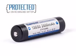 Keeppower 18650 - 2600mAh. 3.7V Li-Ion-Akku geschützt