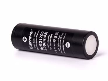 Keeppower INR21700 - 4000mAh. 35A (45A) 3.6V - 3.7V Li-ion Akku High Drain Keeppower INR21700 - 4000mAh. 35A (45A) 3.6V - 3.7V Li-ion Akku High Drain
