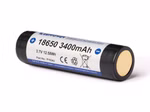 Keeppower 18650 - 3400mAh. 3.7V Li-Ion-Akku geschützt (Flache Pluspol)