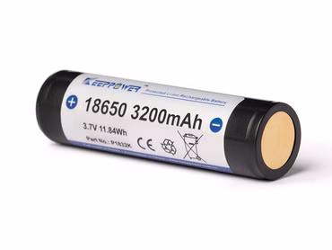 Keeppower 18650 - 3200mAh. 3.6V - 3.7V Li-Ion-Akku PCB geschützt Keeppower 18650 - 3200mAh. 3.6V - 3.7V Li-Ion-Akku PCB geschützt