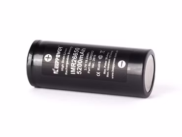 Keeppower IMR26650 - 5200mAh. 15A. 3.6V - 3.7V Li-Ion-Akku Keeppower IMR26650 - 5200mAh. 15A. 3.6V - 3.7V Li-Ion-Akku