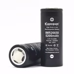 Keeppower IMR26650 - 5200mAh. 15A. 3.6V - 3.7V Li-Ion-Akku