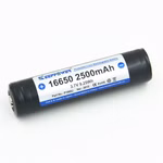 Keeppower 16650 bzw. 17650 2500mAh 3.6V - 3.7V Li-Ion-Akku geschützt (Pluspol erhöht) UR16650ZTA