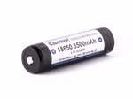 Keeppower 18650 - 3500mAh 3.6V - 3.7V Li-Ion-Akku geschützt (Pluspol erhöht) NCR18650GA