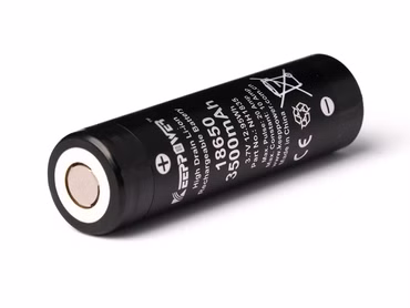 Keeppower IMR18650 - 3450mAh. 3.6V - 3.7V Li-Ion-Akku (Flat Top) Keeppower IMR18650 - 3450mAh. 3.6V - 3.7V Li-Ion-Akku (Flat Top)