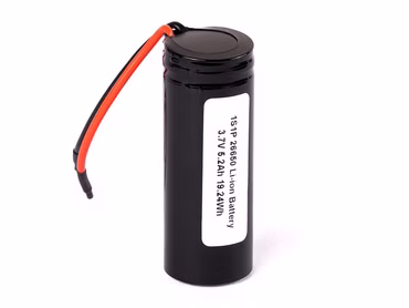 Keeppower 1S1P 26650 Li-Ion-Akku PCB geschützt mit Kabelanschluss 5200mAh 3.6V - 3.7V