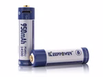 Keeppower 14500 - 950mAh Li-Ionen 3.7V - 3.6V mit USB Lademöglichkeit und PCB P1495U