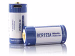 RCR123A 3V - 860mAh - 2580mWh Lithium-Ionen-Akku (Wiederaufladbar über micro USB)