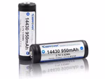 Keeppower 14430 - 950mAh 3.6V - 3.7V Li-Ionen-Akku PCB geschützt P1443C2 Keeppower 14430 - 950mAh 3.6V - 3.7V Li-Ionen-Akku PCB geschützt P1443C2