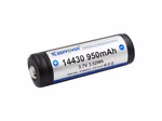 Keeppower 14430 - 950mAh 3.6V - 3.7V Li-Ionen-Akku PCB geschützt P1443C2 Keeppower 14430 - 950mAh 3.6V - 3.7V Li-Ionen-Akku PCB geschützt P1443C2