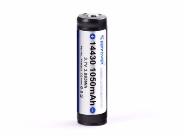Keeppower 14430 - 1050mAh 3.6V -  3.7V Li-Ionen-Akku mit Schutzelektronik P1443C3