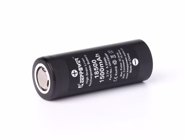 Keeppower 18500 - 1500mAh. 3.6V - 3.7V max. 22A Li-Ion-Akku UH1850P Keeppower 18500 - 1500mAh. 3.6V - 3.7V max. 22A Li-Ion-Akku UH1850P