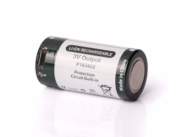 RCR123A - 3V - 1000mAh Lithium Ionen Akku (Wiederaufladbar über micro USB) RCR123A - 3V - 1000mAh Lithium Ionen Akku (Wiederaufladbar über micro USB)