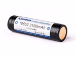 Keeppower 18650 - 3100mAh. 3.7V Li-Ionen-Akku geschützt - erhöhter Pluspol