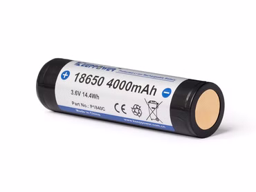 Keeppower 18650 - 4000mAh 3.6V - 3.7V Li-Ion-Akku mit Schutzelektronik (Pluspol erhöht) P1840C Keeppower 18650 - 4000mAh 3.6V - 3.7V Li-Ion-Akku mit Schutzelektronik (Pluspol erhöht) P1840C