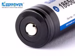Keeppower 18650 - 4000mAh 3.6V - 3.7V Li-Ion-Akku mit Schutzelektronik  (Pluspol erhöht) P1840C