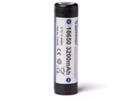 Keeppower 18650 - 3200mAh. 3.6V - 3.7V Li-Ion-Akku PCB geschützt Flacher Pluspol