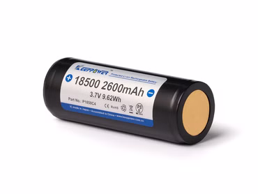 Keeppower 18500 mit 2600mAh 3.6V - 3.7V und integrierte Schutzelektronik P1850C4 - 1 Stück Keeppower 18500 mit 2600mAh 3.6V - 3.7V und integrierte Schutzelektronik P1850C4 - 1 Stück