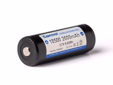 Keeppower 18500 mit 2600mAh 3.6V - 3.7V und integrierte Schutzelektronik P1850C4 - 1 Stück Keeppower 18500 mit 2600mAh 3.6V - 3.7V und integrierte Schutzelektronik P1850C4 - 1 Stück