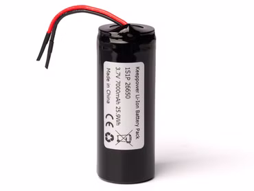 1S1P 26650 3.6V 3.7V (4.2V) *7000mAh Li-Ion-Akku **PCB geschützt. mit Kabelanschluss