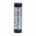Keeppower 18650 - 3500mAh 3,6V - 3,7V Li-Ion-Akku geschützt (Pluspol flach)