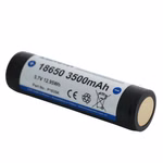 Keeppower 18650 - 3500mAh 3,6V - 3,7V Li-Ion-Akku geschützt (Pluspol flach)
