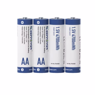 Keeppower AA P1450i3 - 1,5 V Li-Ion-Akku mit 3133 mAh und 4700mWh - 4er Set
