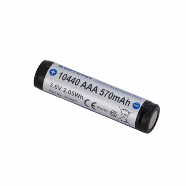 Keeppower 10440 - 570mAh 3,6V Lithium-Ionen-Zelle (mit Schutzelektronik) P1044C