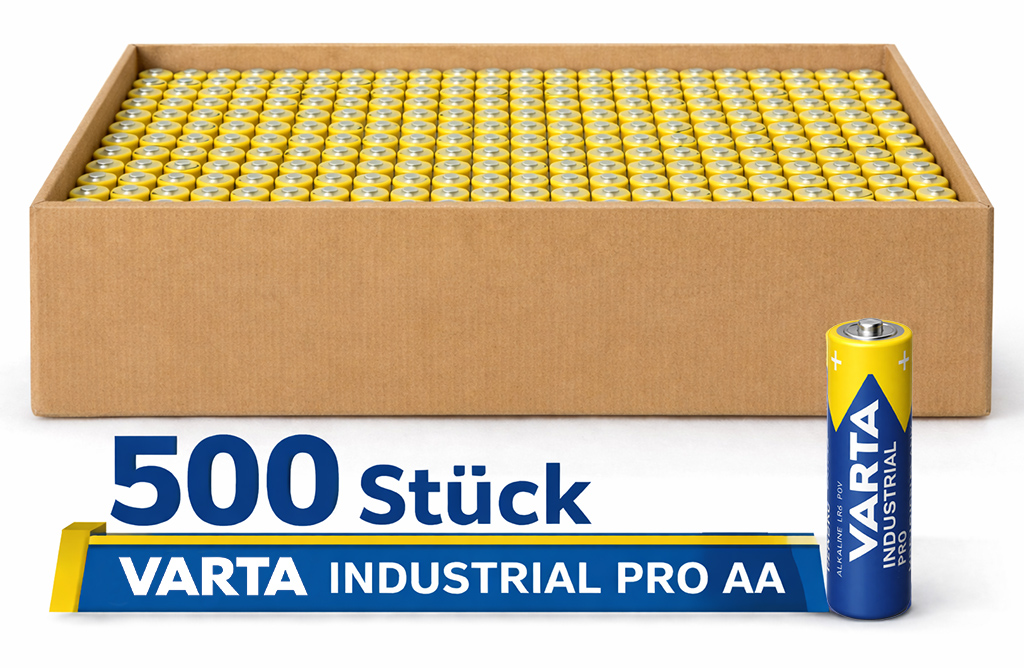 Varta Mignon AA LR6 Mignon Batterien Industrial 500er-Bulk | akkuteile.de