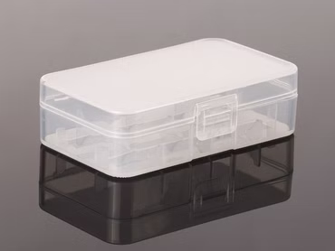 Aufbewahrungsbox B1 für 2x 18650 (robuste und rutschfeste Ausführung)