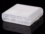 Aufbewahrungsbox für 4x 14500 (AA) oder 4x 10440 (AAA) transparent Aufbewahrungsbox für 4x 14500 (AA) oder 4x 10440 (AAA) transparent