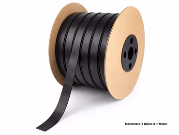 PVC Schrumpfschlauch Schwarz (1 Meter) 23 mm x 0,1 mm für 14500 / AA 