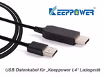USB HID Datenkabel für Keeppower L4 Ladegerät