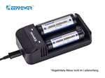 KeepPower C2 Ladegerät für Lithium-Ionen-Akkus