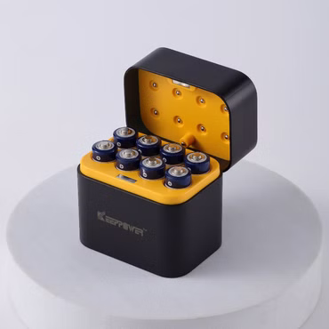 Keeppower I8 Ladegerät mit 8× 1,5V AA Li-Ion-Akkus (4700mWh) – USB-C Eingang