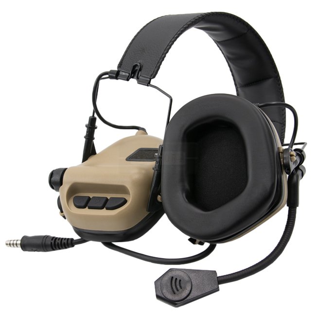 EARMOR M32 MOD4 Tactical Headset Jagd & Schießen Ohrenschützer mit  Mikrofon, Sound Verstärkung, Nato TP120 Jacke