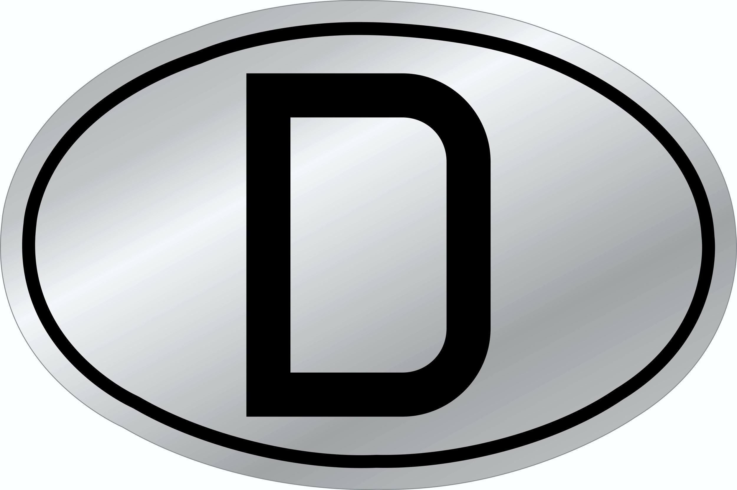 Aufkleber Deutschland Reflektierend 170 X 115 Mm Deutschland Fanartikel