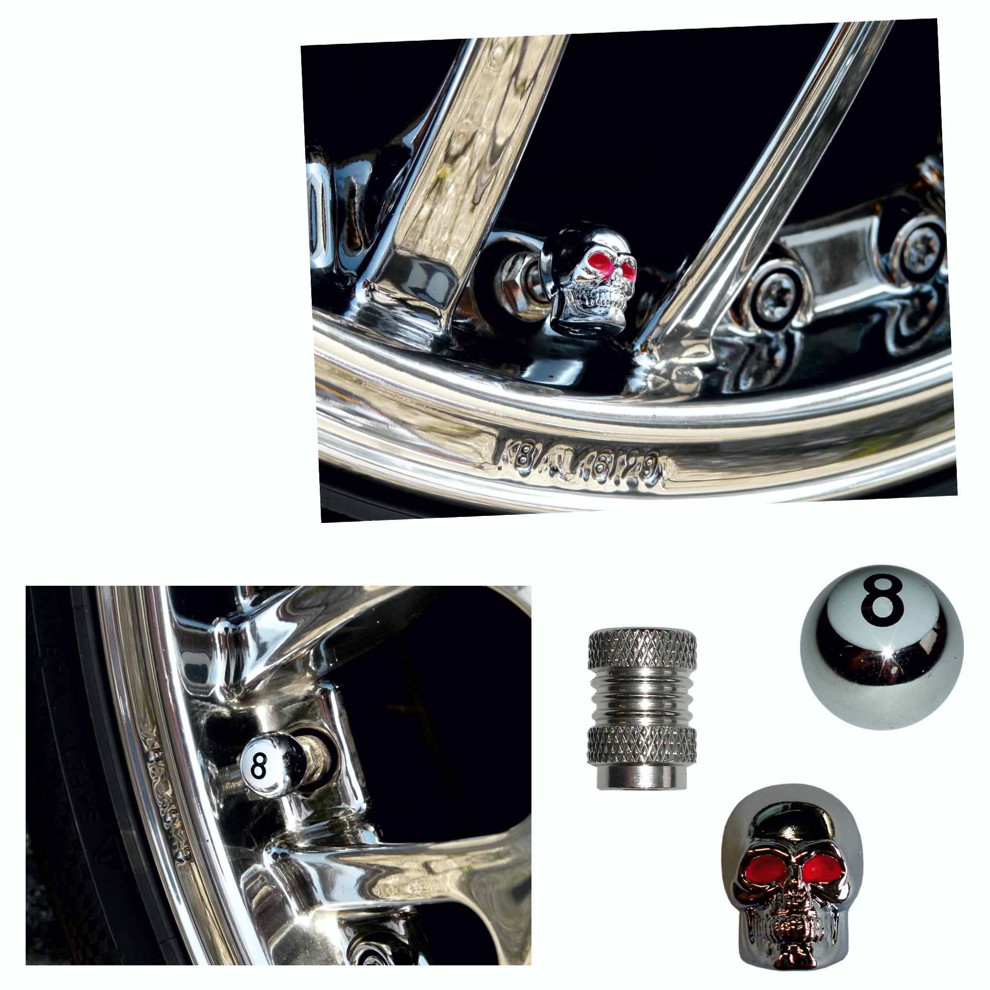 VentCaps 16V set 4 pieces CarStyling VentCaps