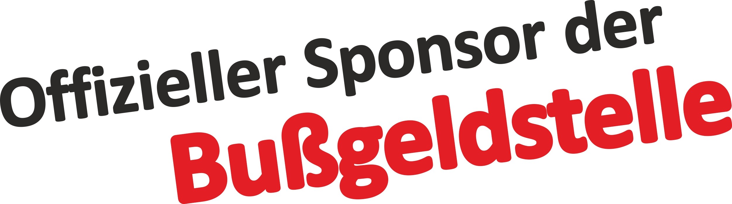 Kiwistar Autoaufkleber 'Sponsor Der Bußgeldstelle' - 20x4cm Weiß Wetterfest