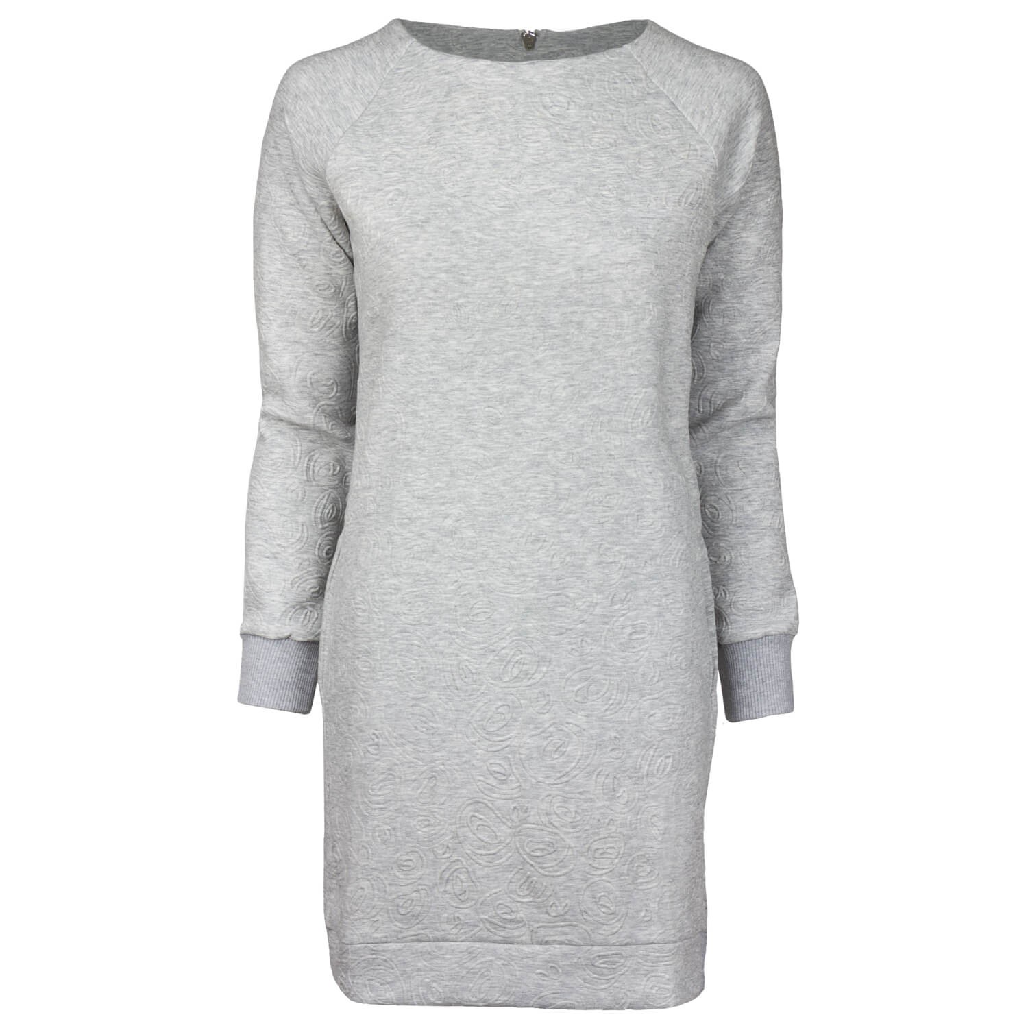 Bench. Damen Sweatkleid Sweat Kleid mit Reißverschluss allover Prägedruck eBay