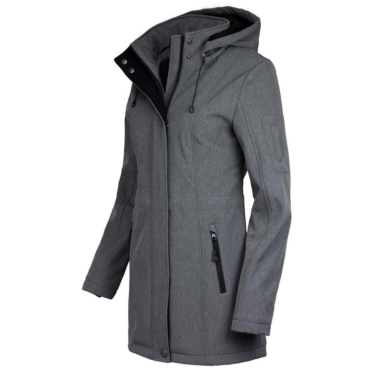 ODYSSEE Damen Softshellmantel Softshell Jacke Mantel Mit Abnehmbarer ...